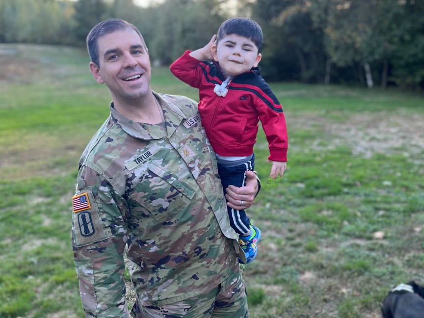 Abel and his dad in 2024! Abel was at Boston Children's hospital for 323 days in the Medical ICU after he was born! Impact