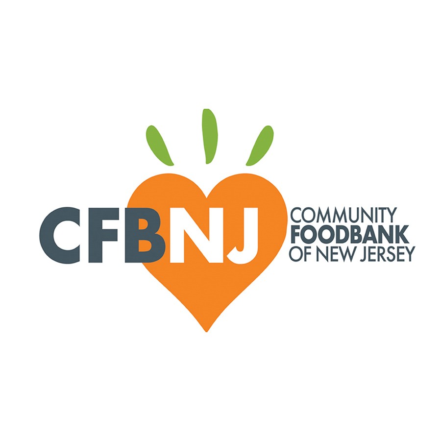 Share the Love check presentation in front of CFBNJ.