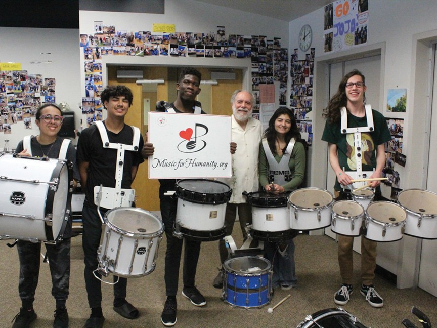 One of our programs is to buy new instruments for local school districts. In 2025, we bought $4,000 of new instruments for the Chester Union Free School District in Chester, NY. Pictured are instruments we purchased. Impact