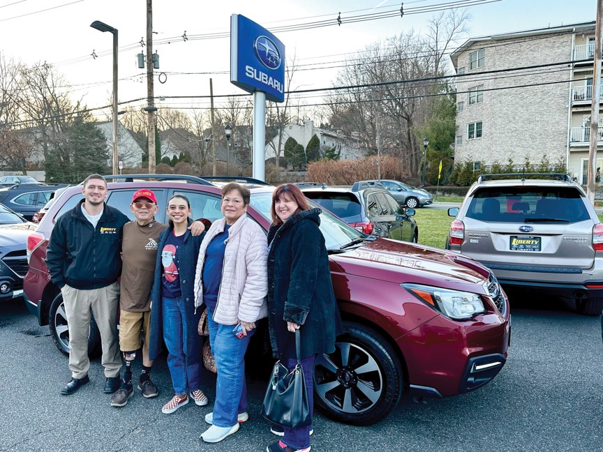 One of our Wounded/Recovering Veterans (Cesar) was able, through Liberty Subaru of Emerson, NJ, to secure a used Marine red Forrester. Adopt-a-Soldier Platoon helped with his down payment. As a Marine, he was thrilled! Impact