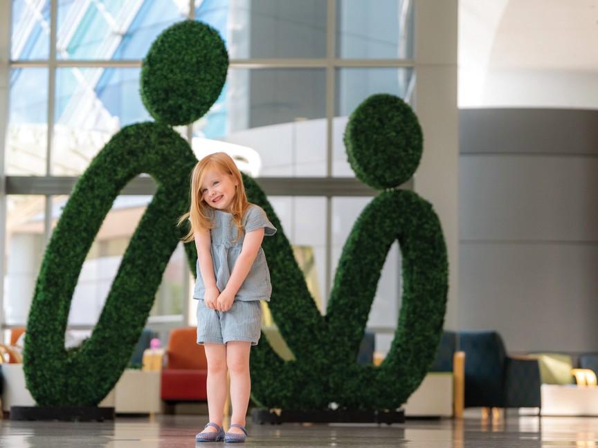 Image of a young Nemours patient who utilizes our allergy services. Impact