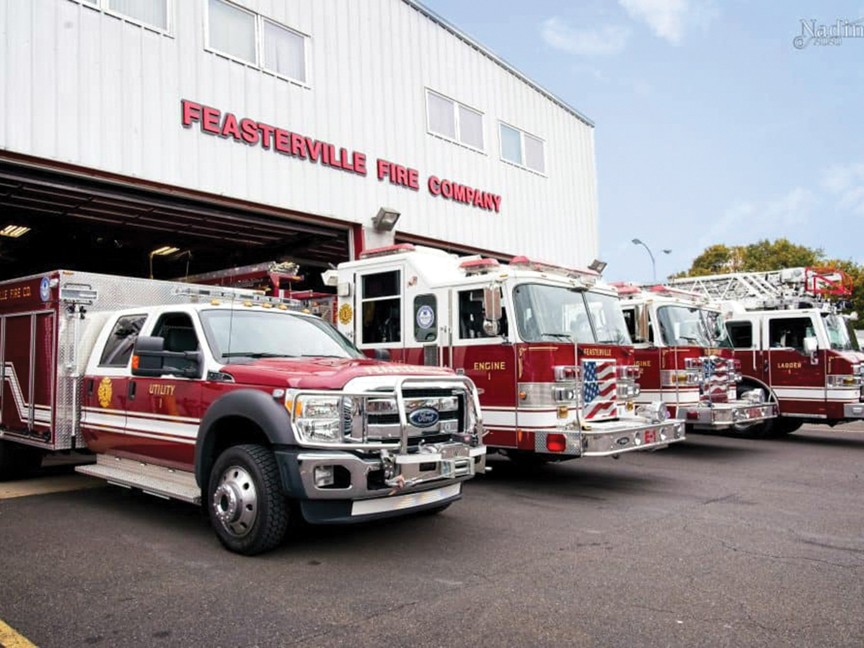 Feasterville Fire Company in action. Impact