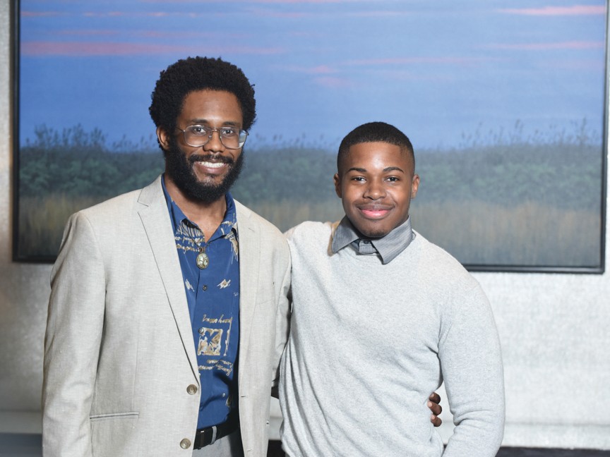 Big Brother Anthony and Little Brother DJ are a match in the Big Brothers Big Sisters Program. They were recently awarded Big and Little of the Year through our agency. Impact