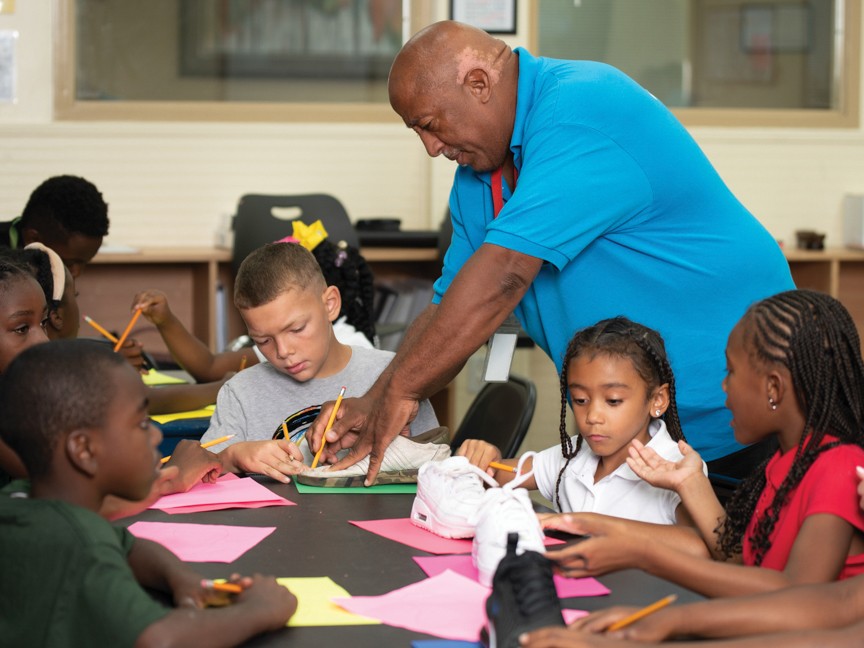 Certified teacher assisting Club members with academic support. Impact