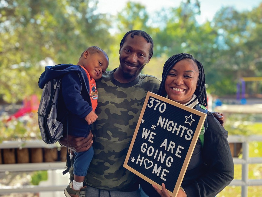 A family going home after 370 nights at RMHC Charleston! Impact