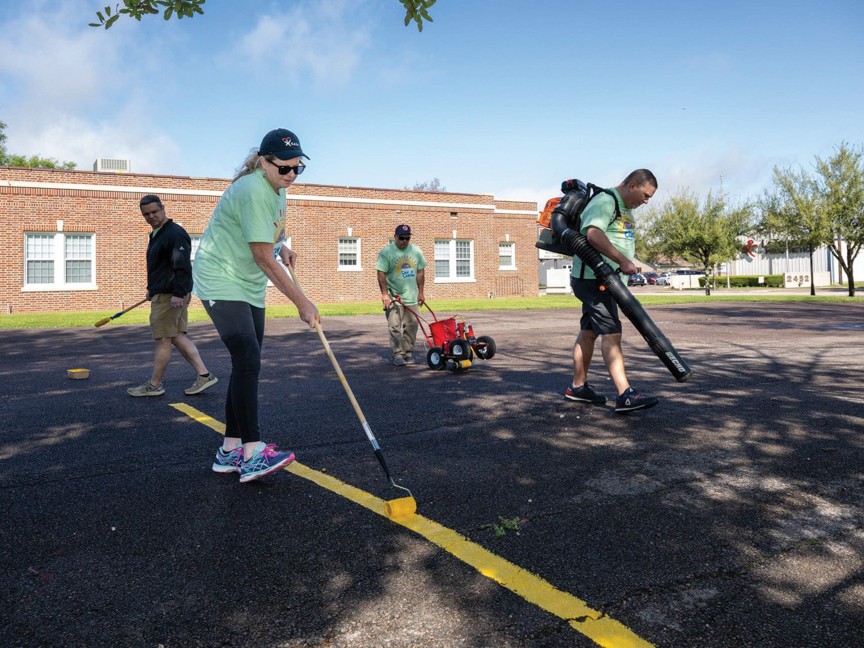 Individuals support local nonprofit organizations through United Way of Beaumont's annual Day of Caring. Impact