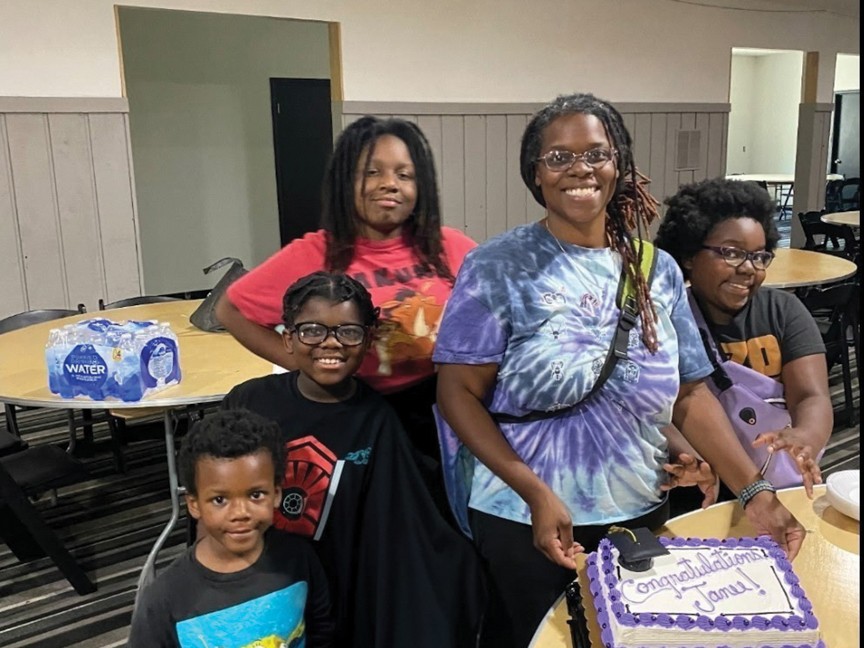 Celebrating a client graduating with her Master's Degree. Impact