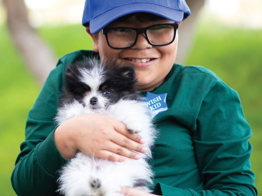 Wish Kid Dylan always wanted a puppy, "but it wasn't a possibility for us to buy him one," shared his mom, Graciela. When Dylan's wish was granted and he saw his puppy for the first time, his face lit up with pure JOY. Dylan & his newpuppy Shadow! Impact
