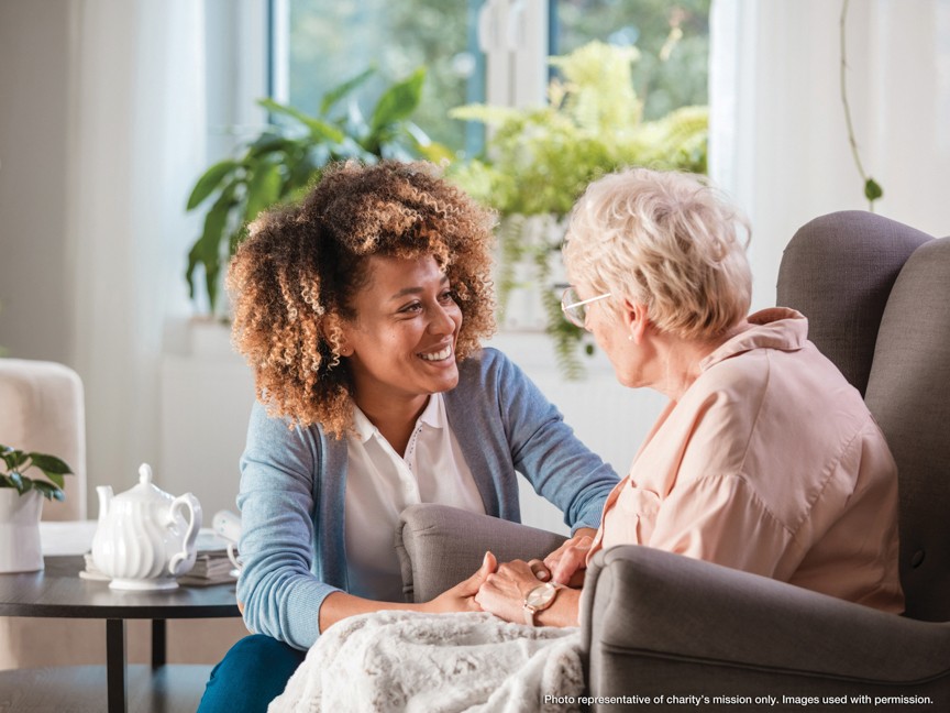 Participants at the Arcata Dining Site happy to come together again. Impact