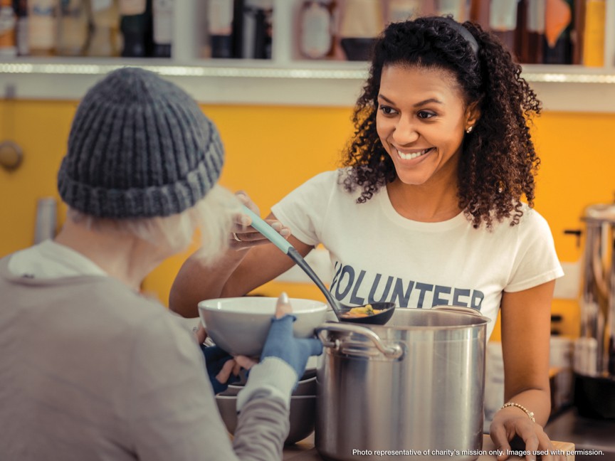 St. Vincent de Paul Homeless Help Center volunteers prepare meals for neighbors in need. Impact