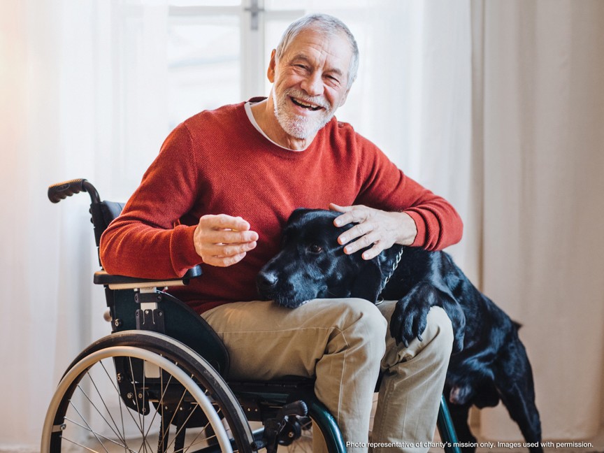 Mr. K and Sam receive their meals. Impact