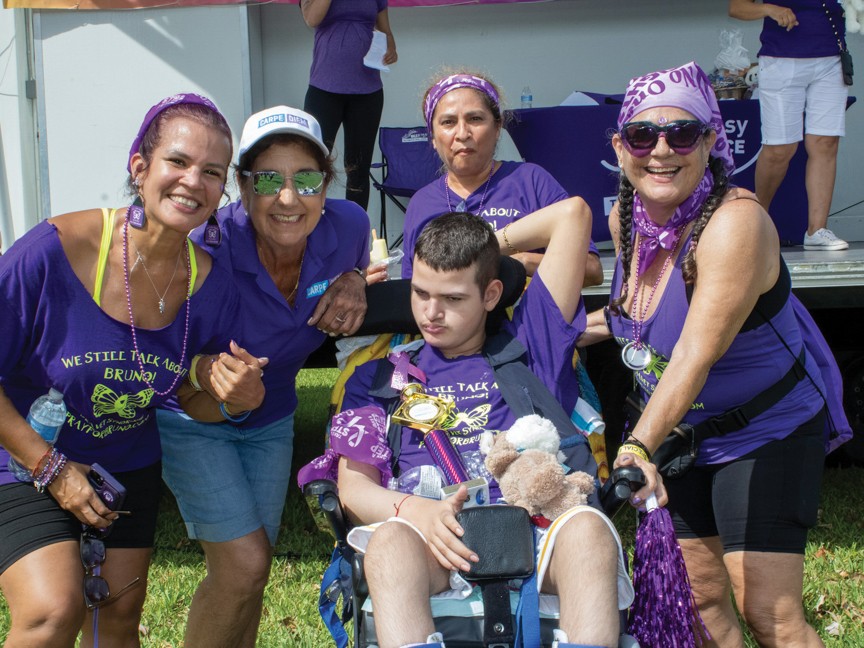 Meet Bruno, who lives with epilepsy and other disorders. Supported daily by his family, their walk team “We Talk About Bruno!” brought over 100 walkers to this year’s Miami Walk, showing strength, unity, and love. Impact