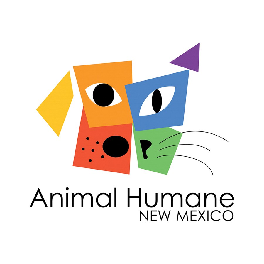 A group of Animal Humane New Mexico and Garcia Subaru staff with adoptable dogs and a check from our 2025 Subaru Share the Love Event.