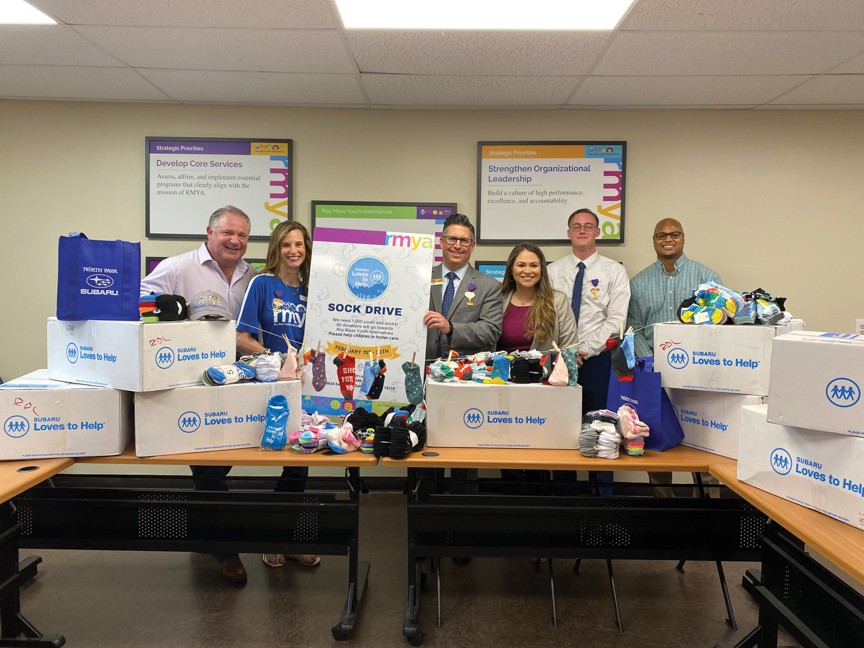 Delivery of warm coats, tennis shoes and socks to the RMYA campus for the children in our care and community clients. Each child in our care was able to choose a warm coat, 2 pair of tennis shoes and 5 pair of socks. Impact