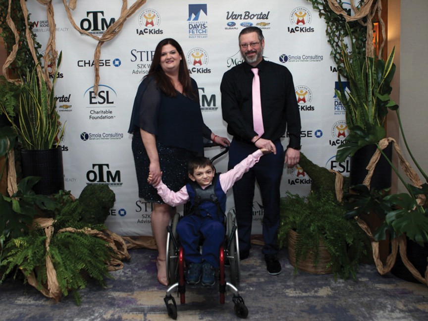 Young cancer patient, Mateo, posing for a photo. Support from Subaru has allowed Mateo's mom to stay home from work to care for Mateo during his treatments. Impact
