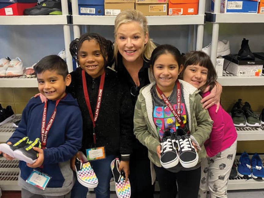 Shoes collected for local students at Subaru of Gallatin were given to local students in our after school program and at our Community Saturday Back to School event. Impact