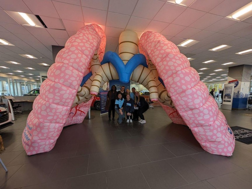 Our SKCCC Community Outreach and Education team onsite to provide lung cancer screening education to Subaru patrons and staff. Impact