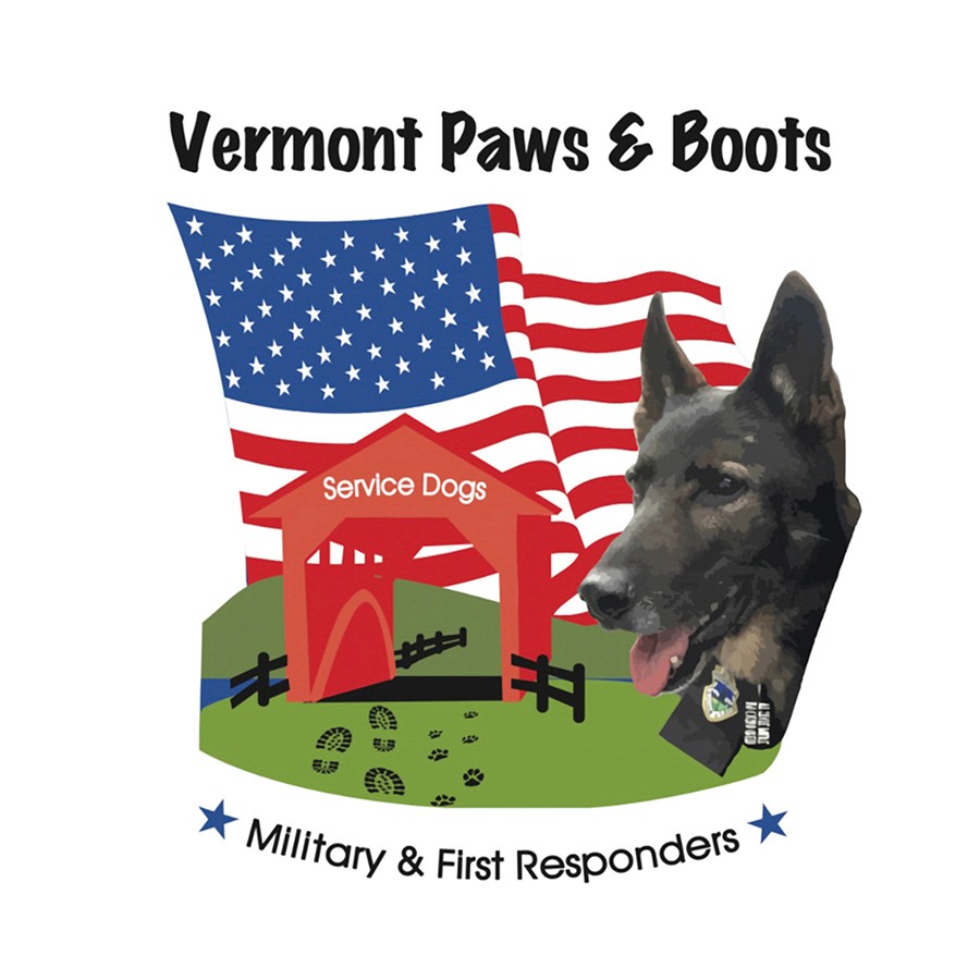 Lundgren Subaru of Bennington 's team presenting a Share the Love check to help support Vermont Paws & Boots.