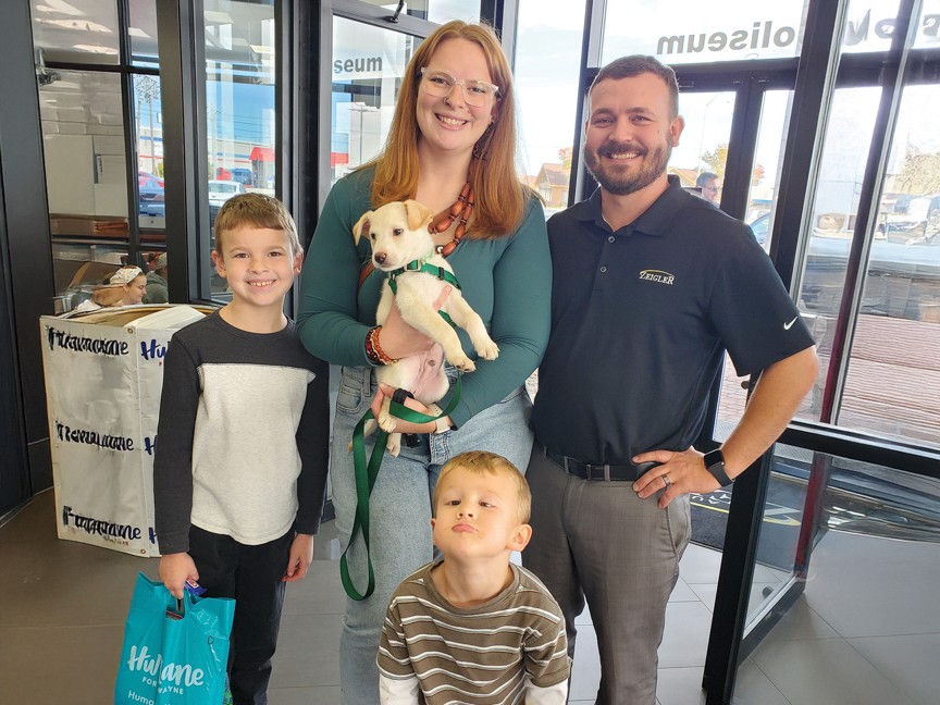 Finding the perfect family member from Humane Fort Wayne at Zeigler Subaru! Impact